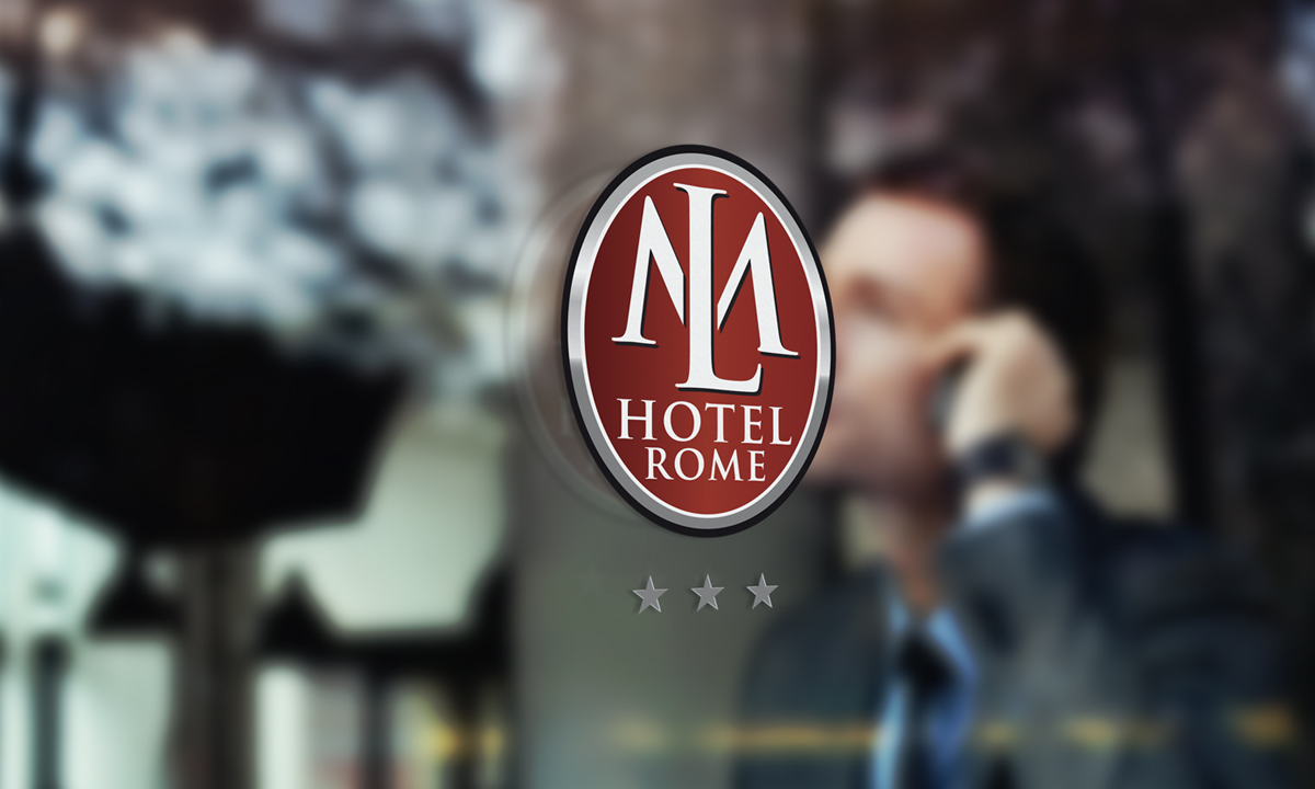 Realizzazione logo per hotel al centro di Roma