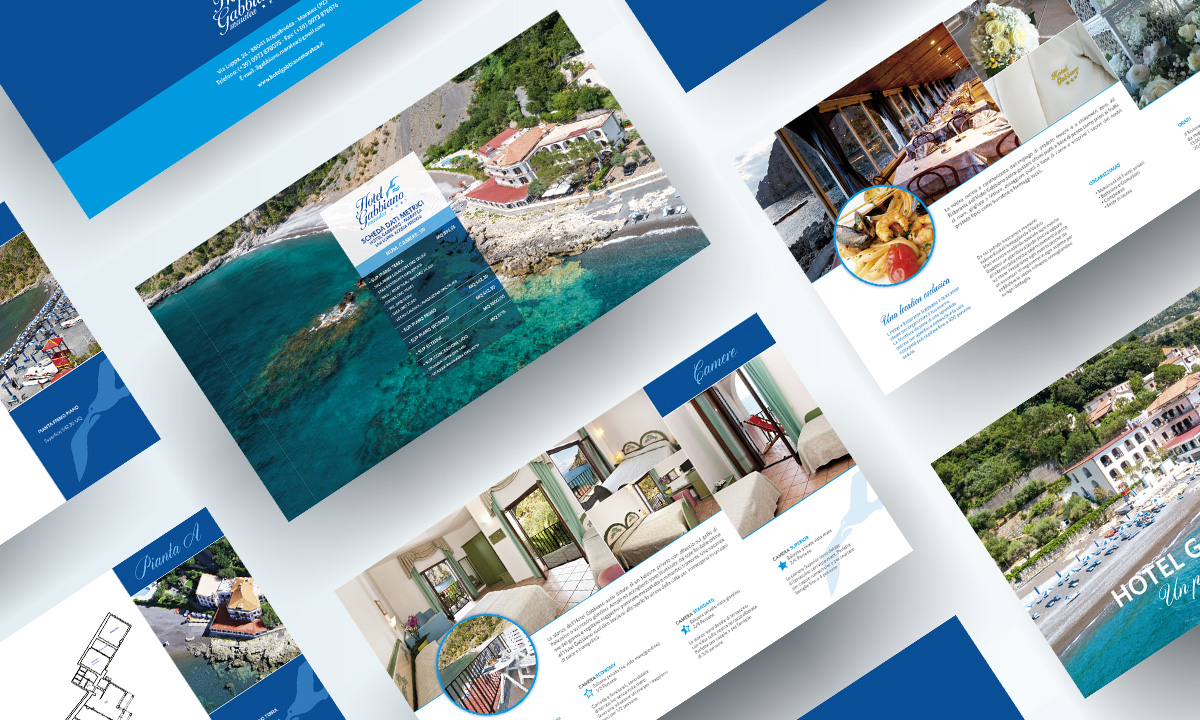 Realizzazione e-brochure per Hotel Gabbiano Maratea