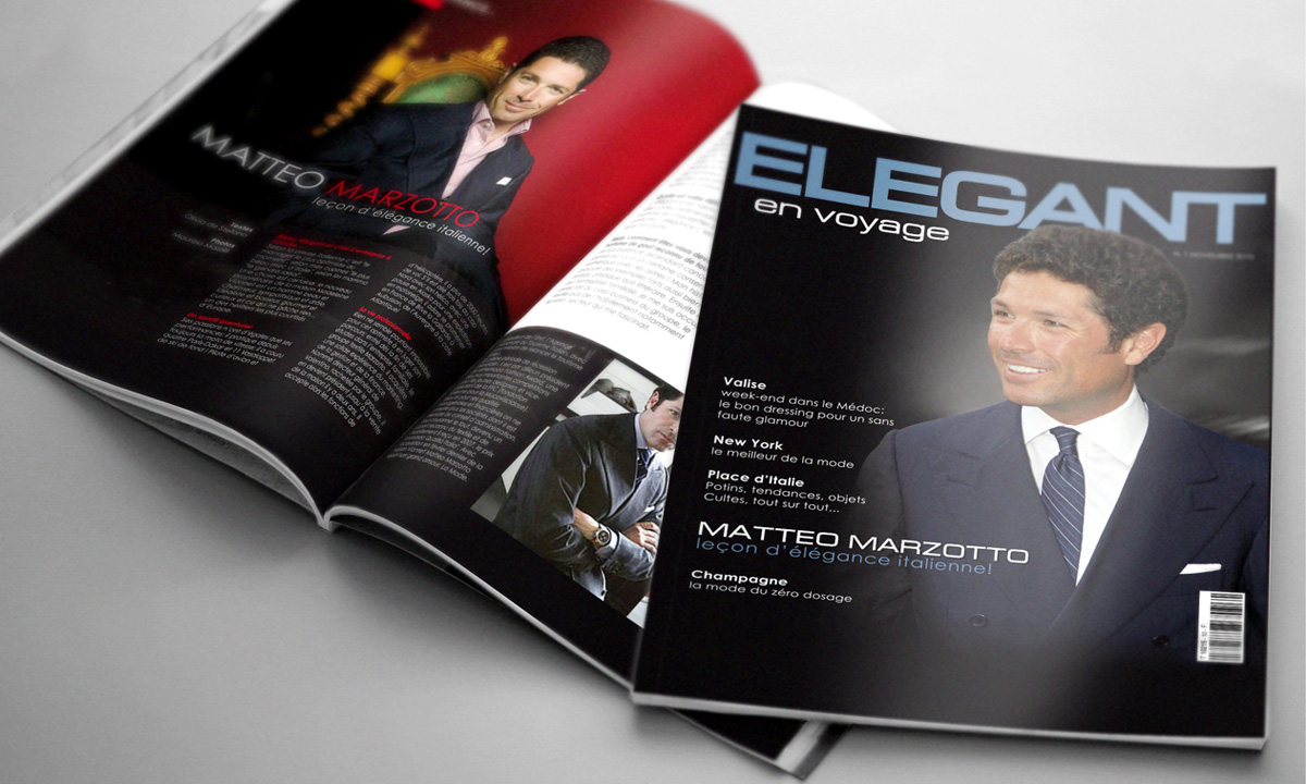 Realizzazione progetto grafico magazine di moda