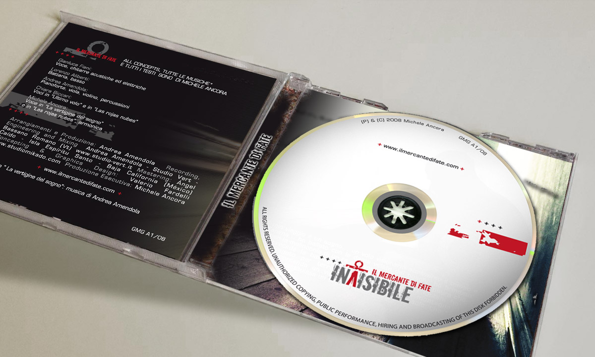 Realizzazione progetto grafico CD artwork Roma