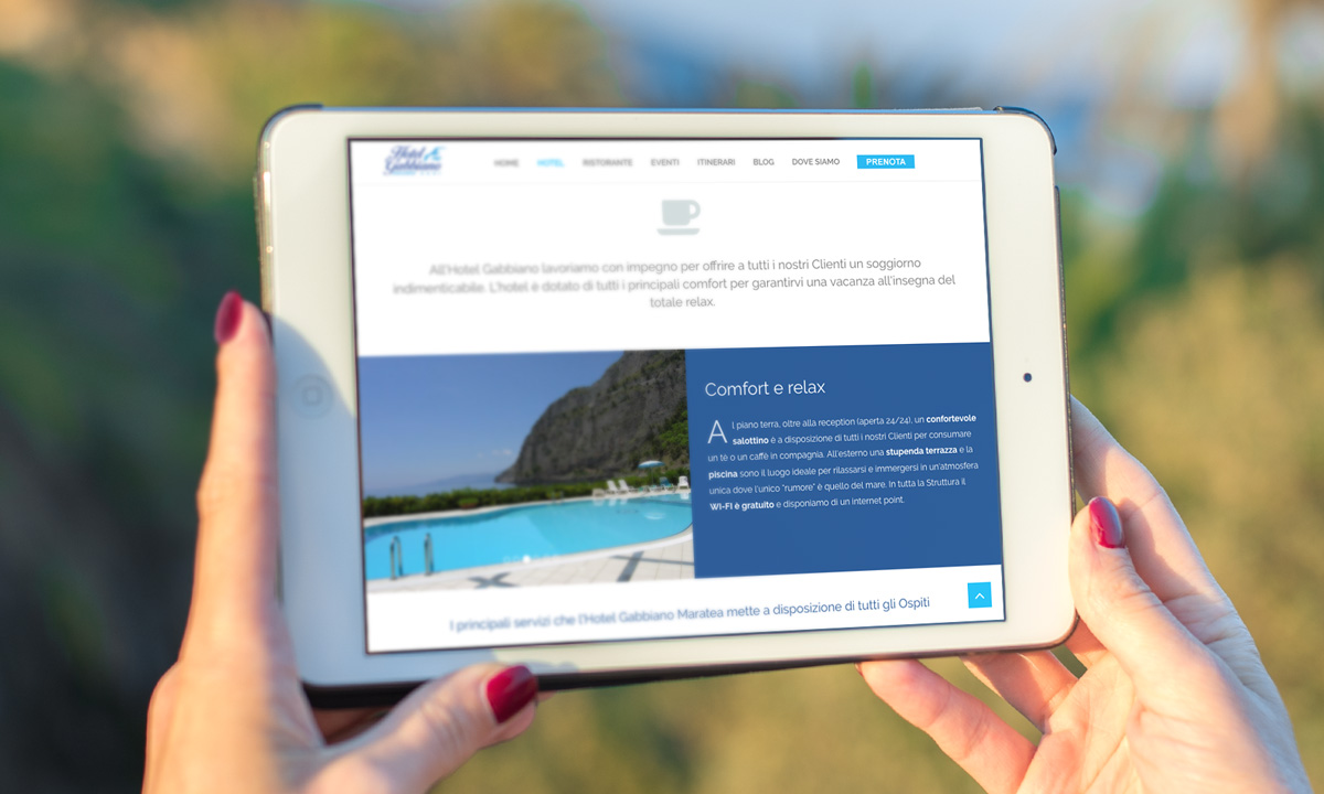 Realizzazione sito web per Hotel a Maratea