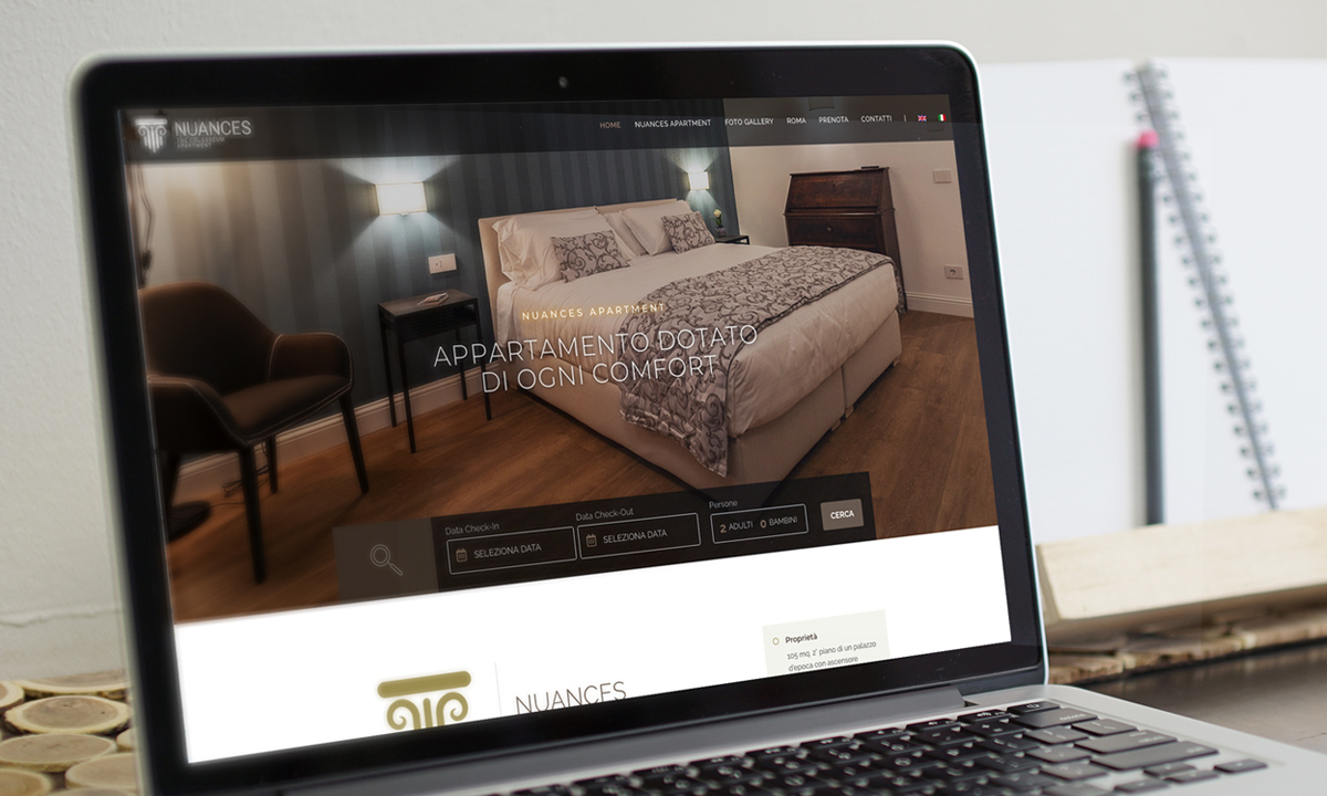 Sito web - Nuances The Colosseum Apartment