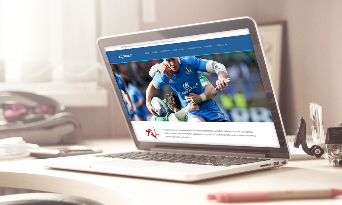 Realizzazione sito web per associazione medico sportiva Roma