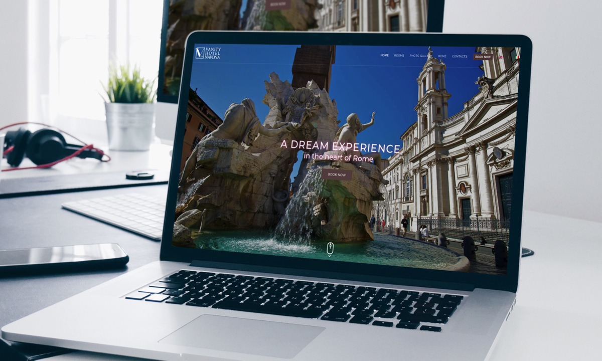 Realizzazione sito web per boutique hotel a Roma